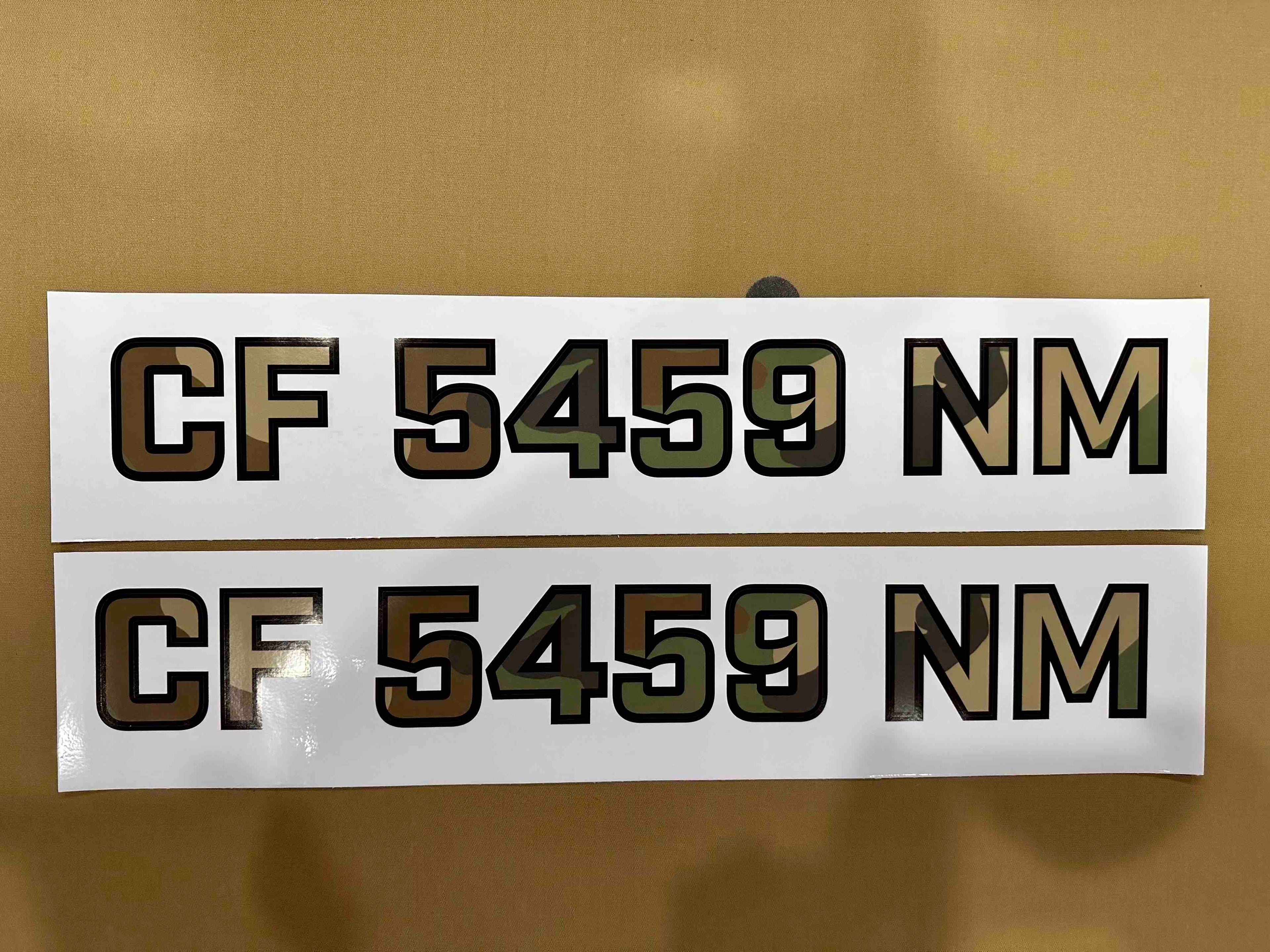 Custom CF Numbers